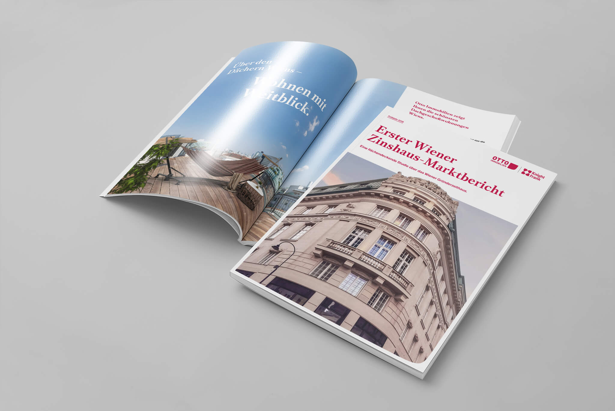 Otto Immobilien Marktbericht Cover und Innenseite