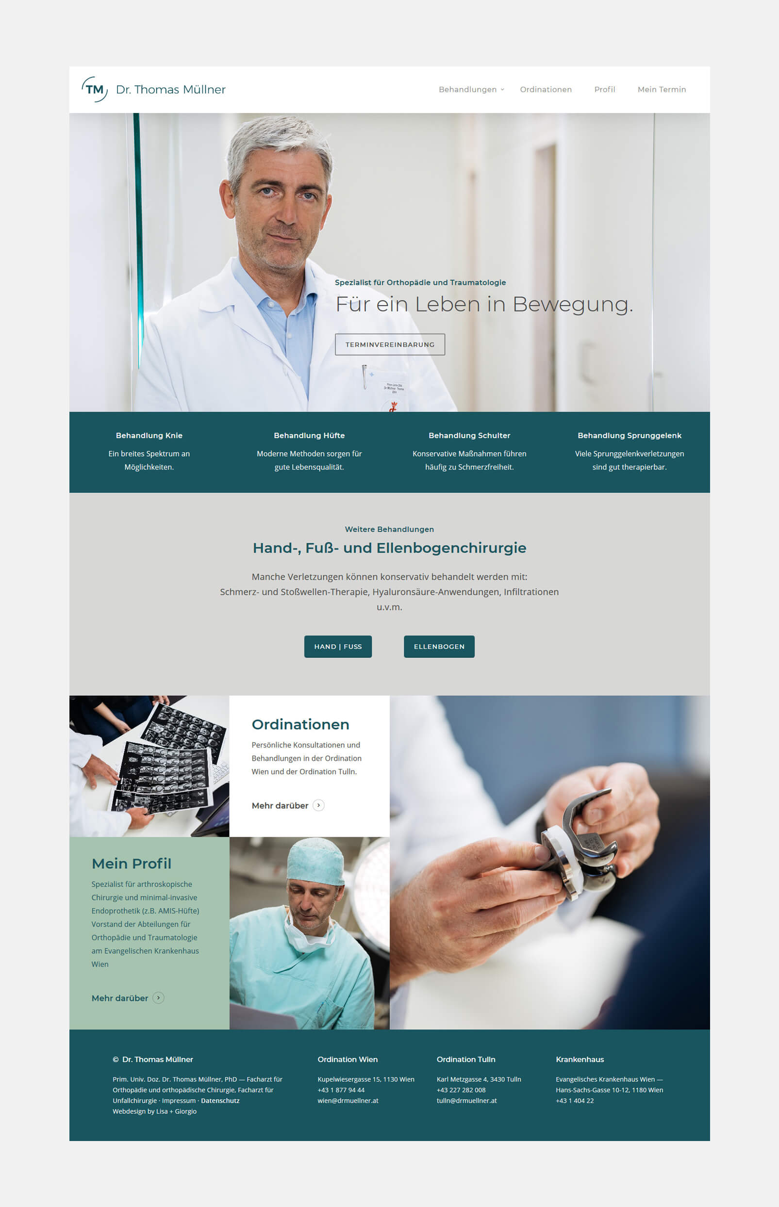 Dr. Müllner Website