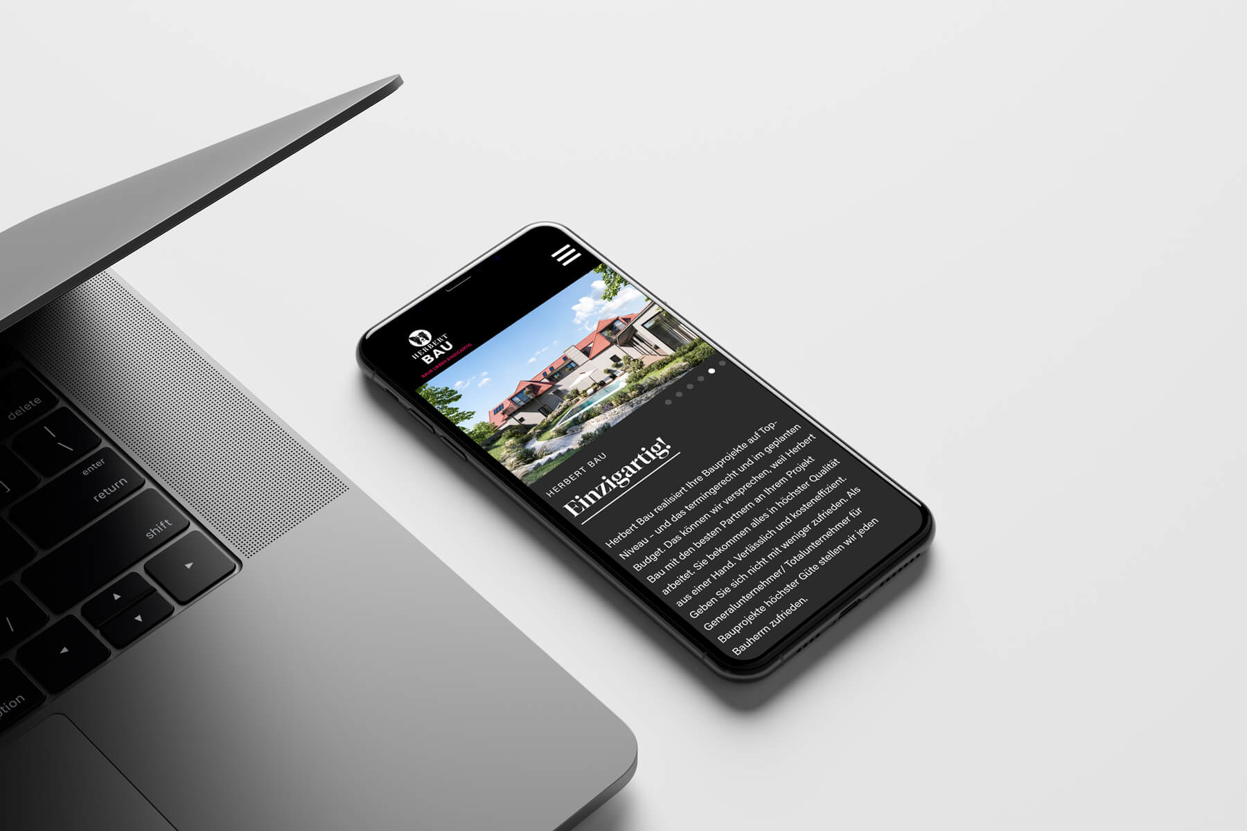 Herbert Bau iPhone Mockup