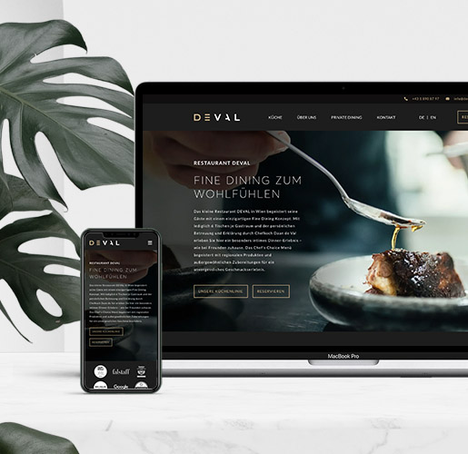 Referenz der Website als Desktop und am Smartphone abgebildet