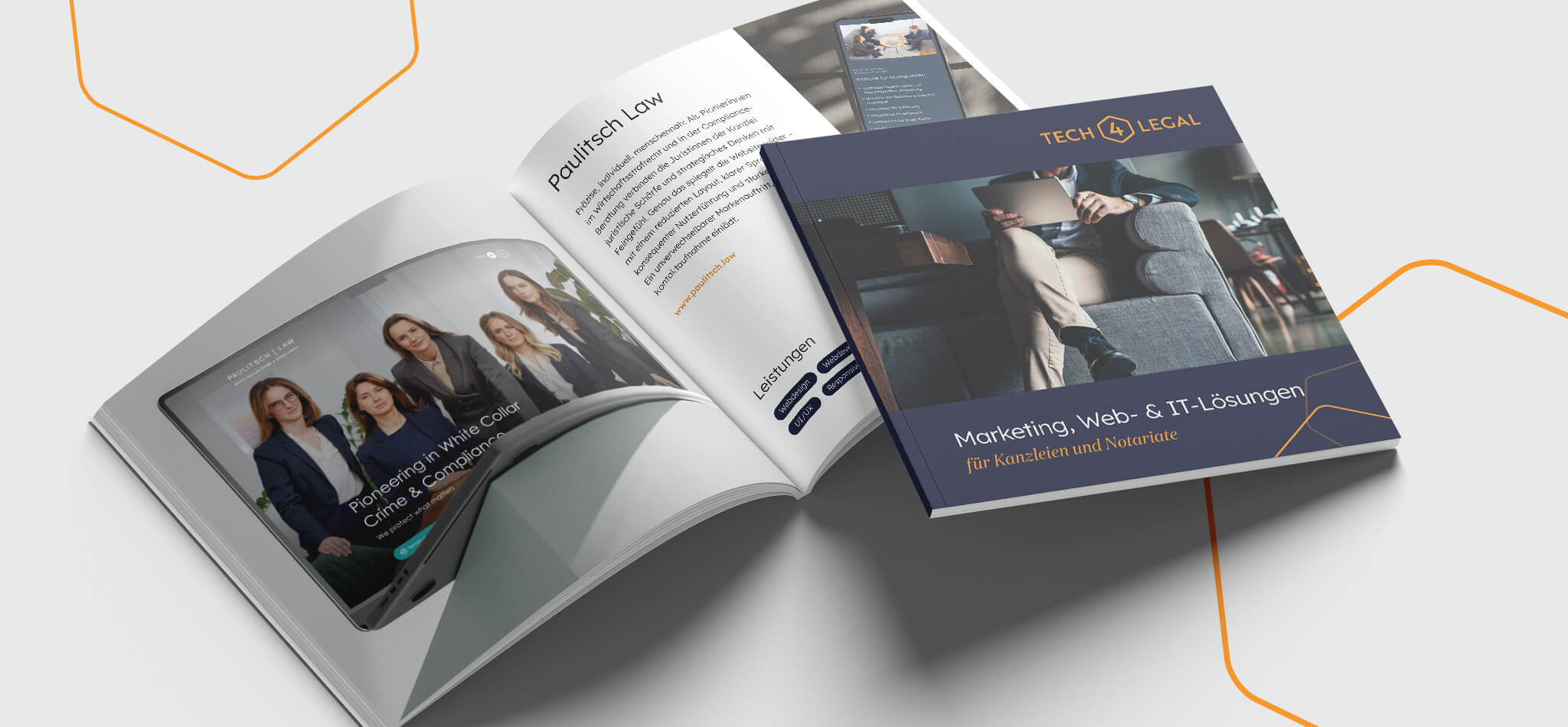 Referenz: Broschüre für die Marke tech4legal