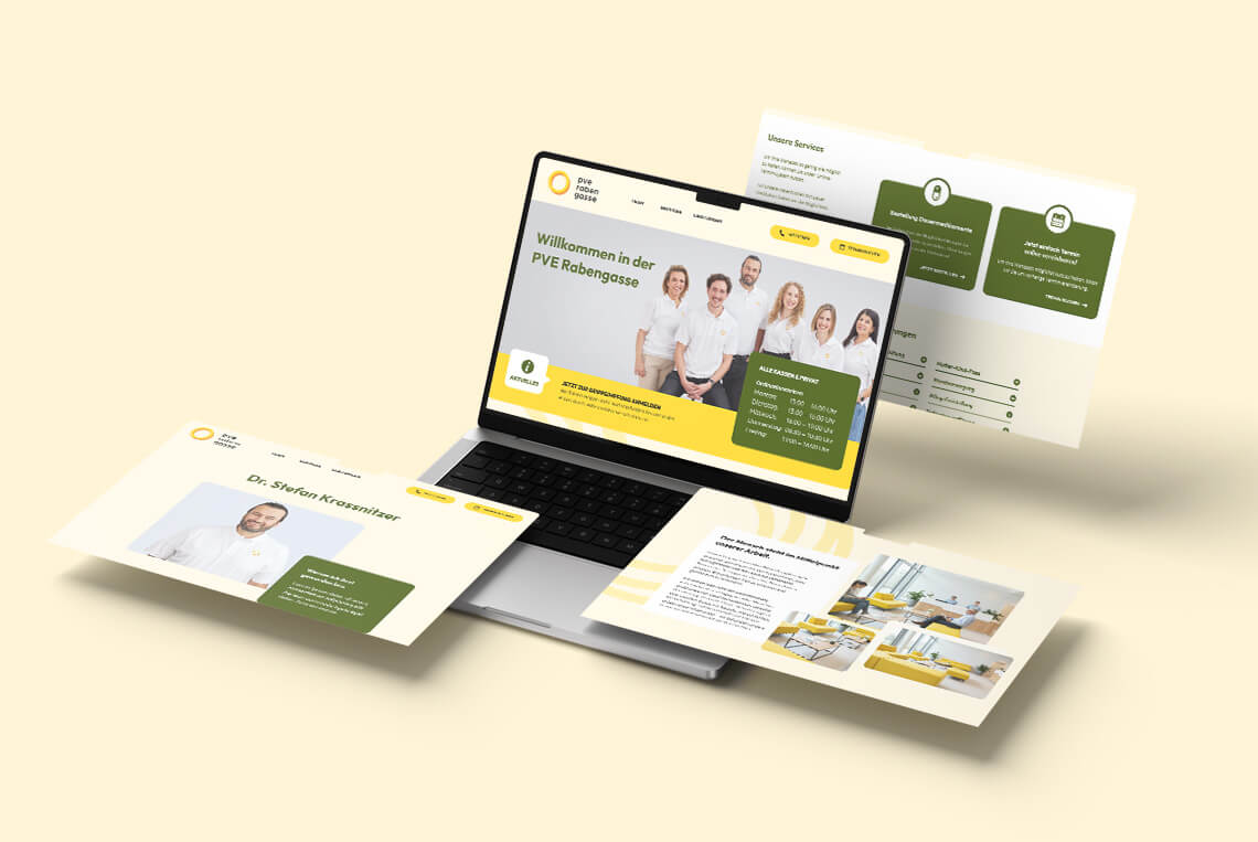 Referenzbild der Website für das PVE Landstrasse