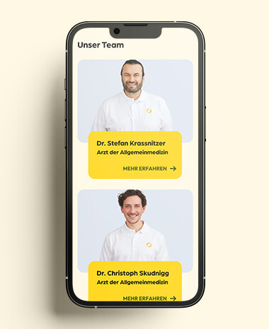 Referenzbild der Website der PVE Landstrasse