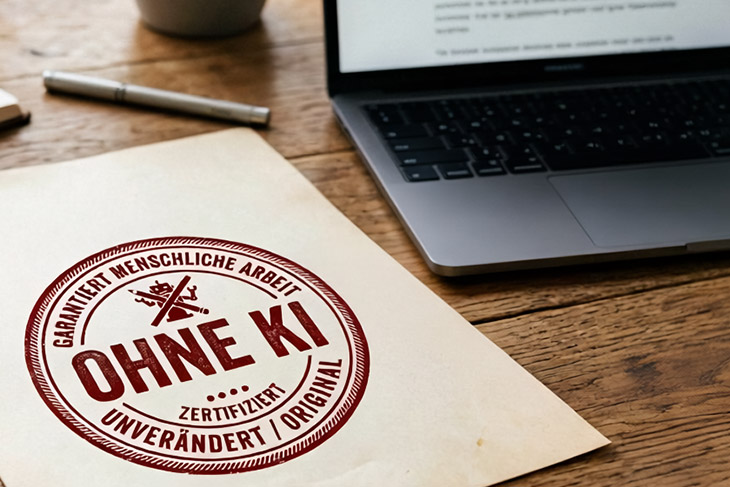 Zwischen KI-Hype und Verweigerung: Brauchen wir das „Ohne KI“-Siegel?